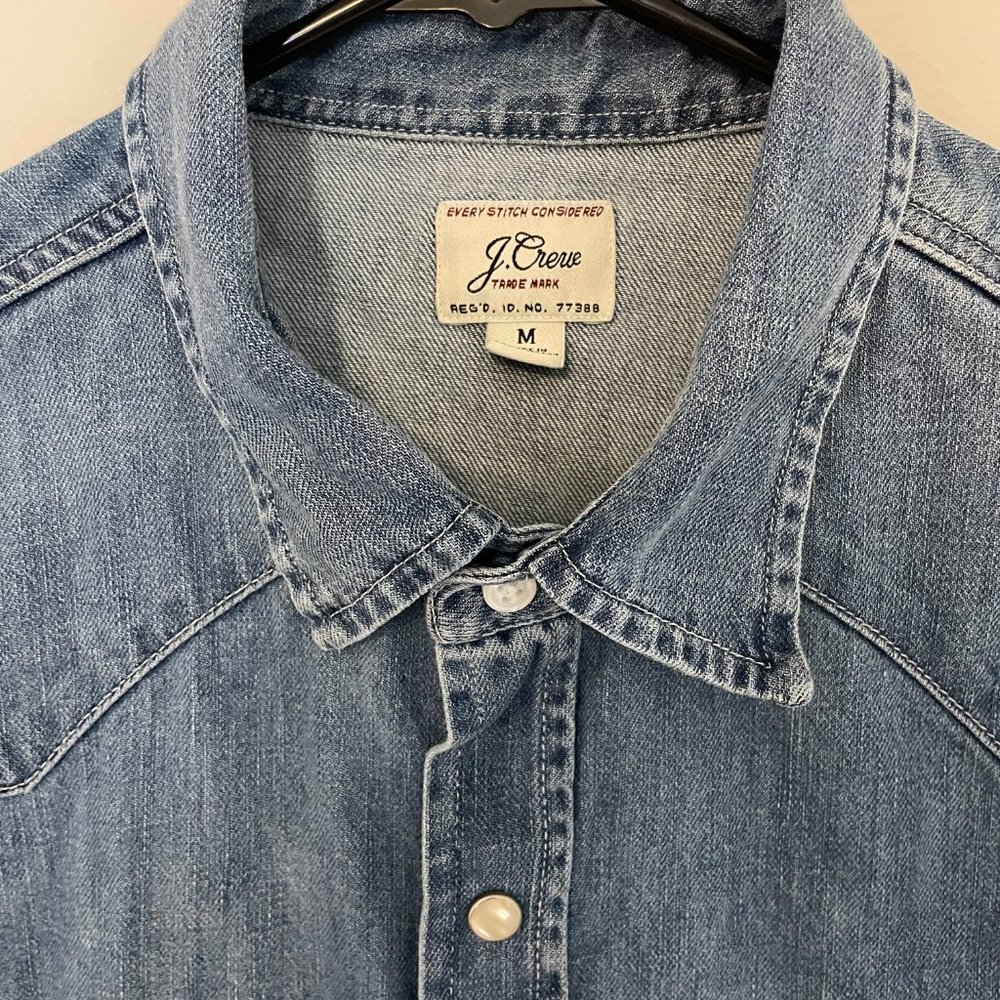 J. Crew - Western Denim Shirt - Picture 2 of 3